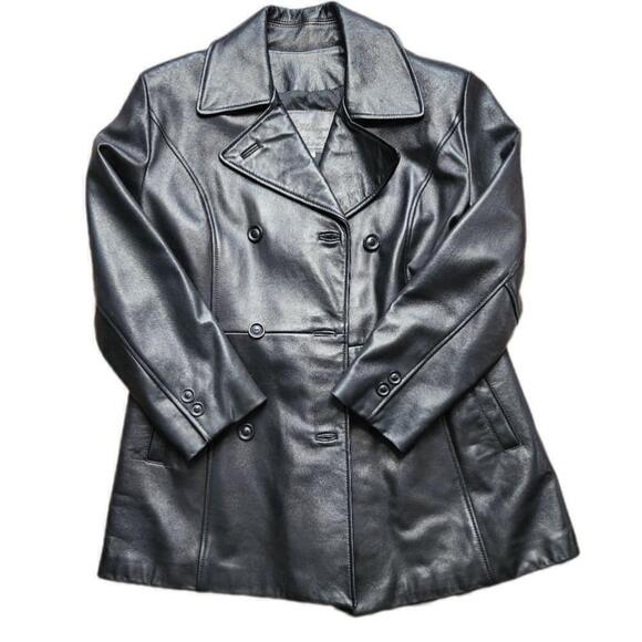LE VILLAGE DU CUIR leather Jacket Size XL - Picture 1 of 7
